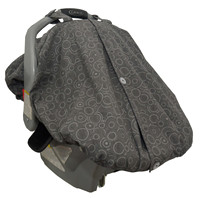 Car-seat Cover, Button & Velcro Closure